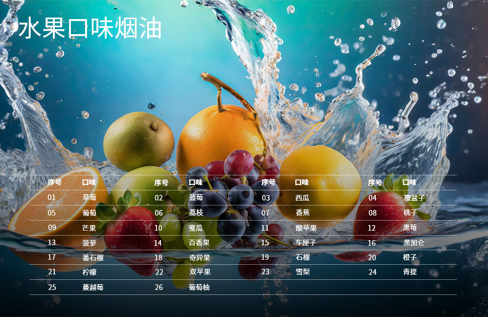 E-liquid - Fruits Serie