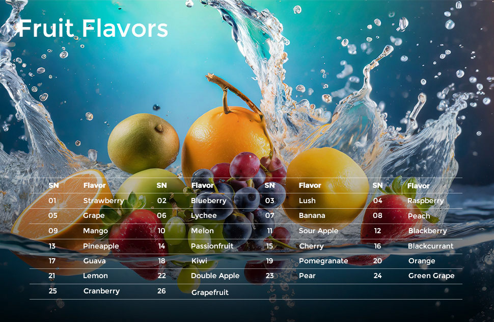 E-liquid - Fruits Serie